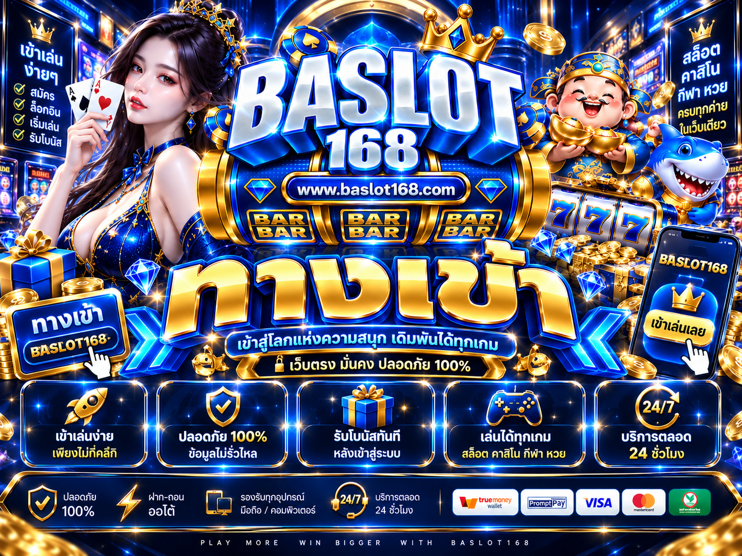 Baslot168 ทางเข้า: สัมผัสประสบการณ์สล็อตออนไลน์สุดมันส์